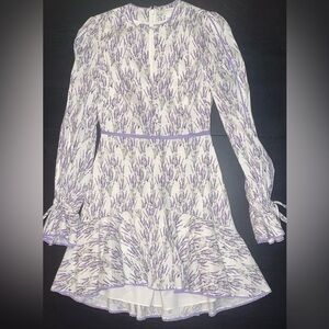 Vintage Jonathan Simkhai Lavender Print Sundress